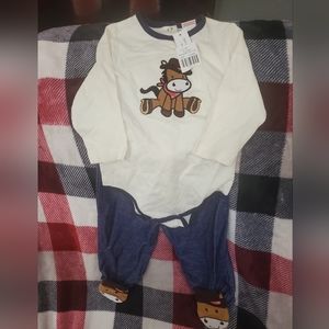 Cowboy infant set